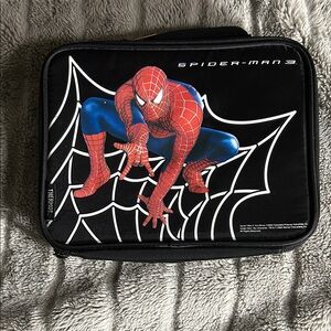 Spider-Man Themed Black and Red Men's Bag